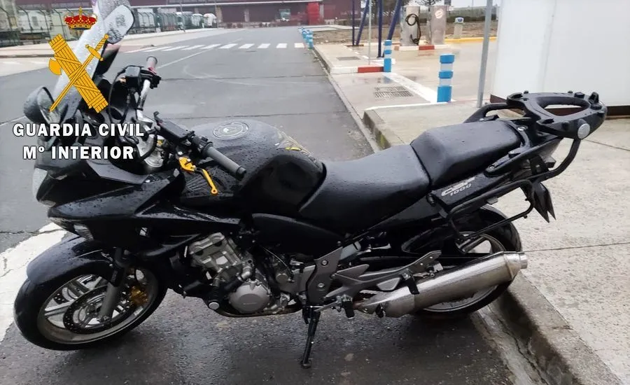 Moto robada que se pudo recuperar