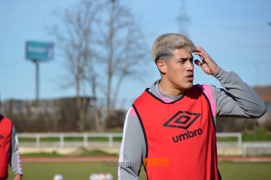 Duma, en uno de sus últimos entrenamientos