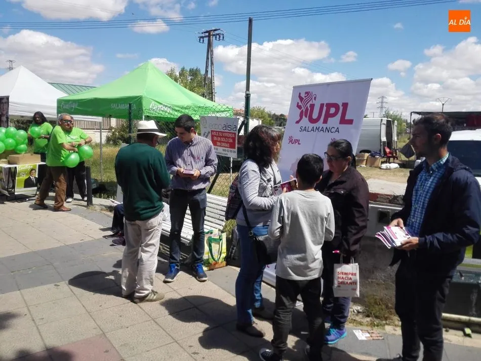 Miembros de UPL en un acto de campaña en Salamanca - Archivo