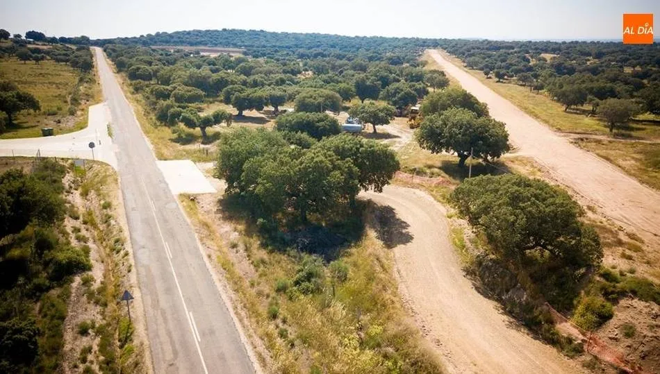 Obras de la carretera llevadas a cabo por Berkeley sin licencia / FOTO: JAIME GRANDES