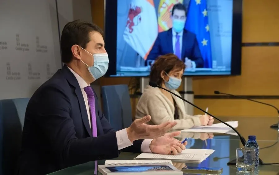 El consejero de la Presidencia, Ángel Ibáñez, ha presentado este plan como un hito muy importante. Foto JCYL