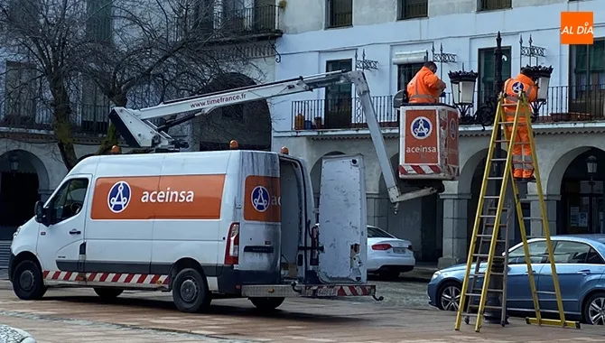 La Plaza Nueva es uno de los puntos incluidos dentro del plan de renovación de luminarias por equipos de bajo consumo