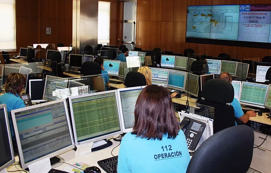 Centro de Emergencias 112 Castilla y León. Foto: 112cyl