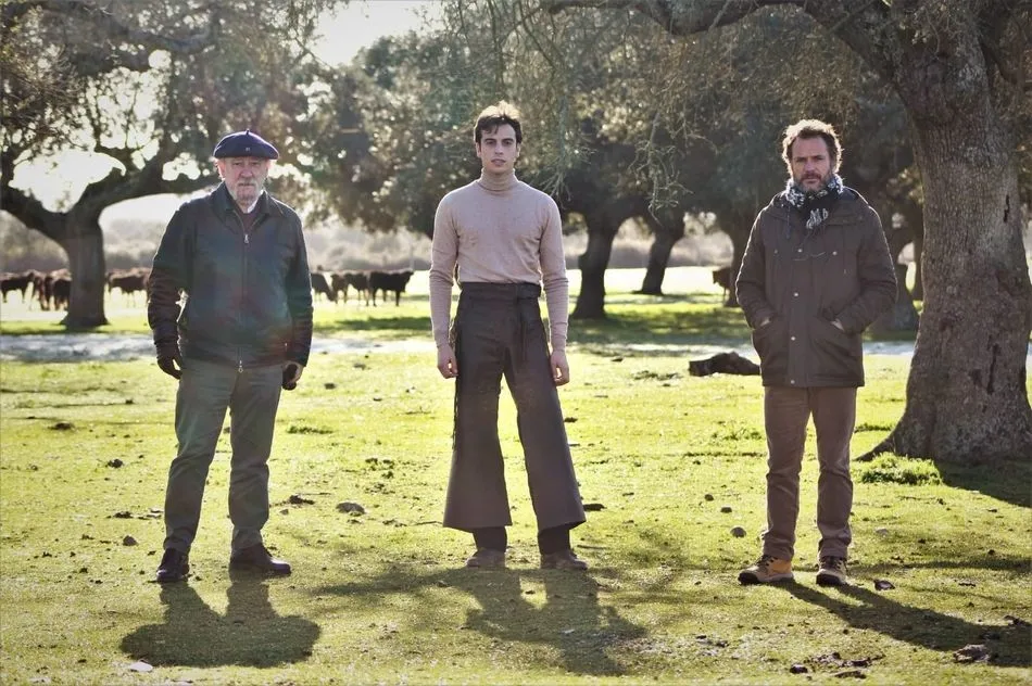 Alejandro Marcos junto a Andoni Rekagorri y Jesús Benito