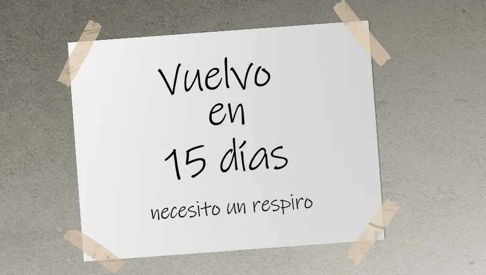 Necesitamos ya un respiro