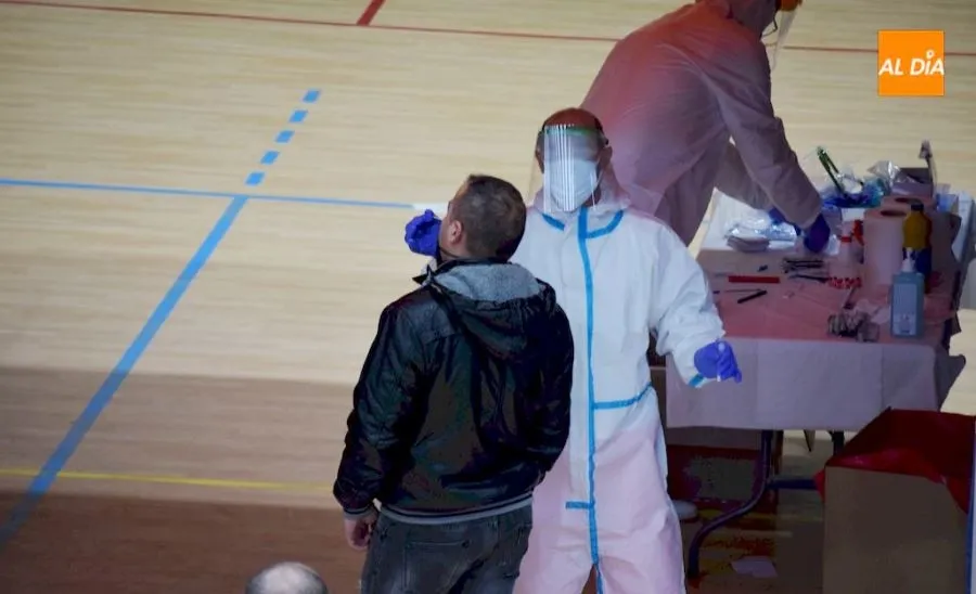 Foto de archivo del cribado masivo en Alba de Tormes