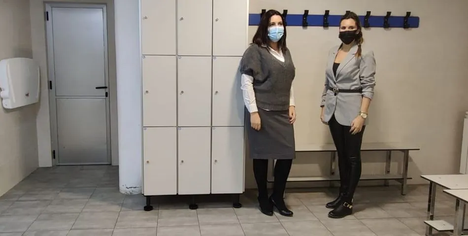 La edil Silvia González en una de sus visitas a estas instalaciones