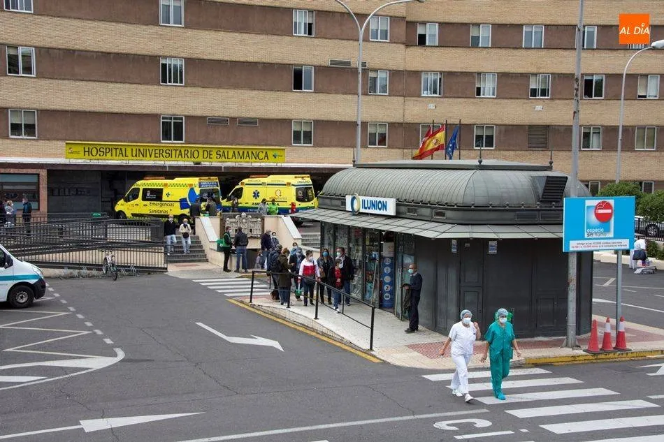 Las hospitalizaciones, aunque descienden, siguen en cifras elevadas en el Hospital de Salamanca