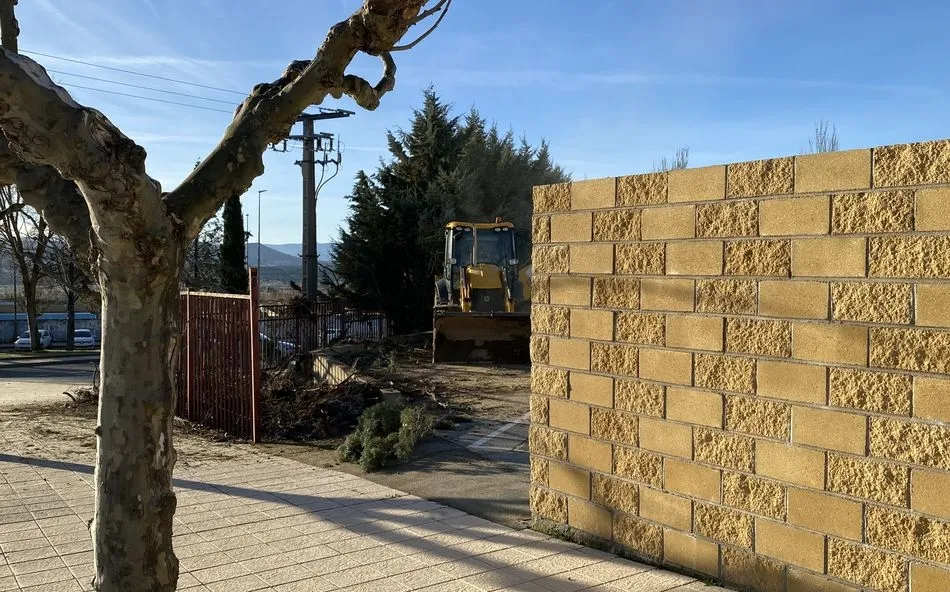 Cierre perimetral del recinto de espectáculos de Guijuelo