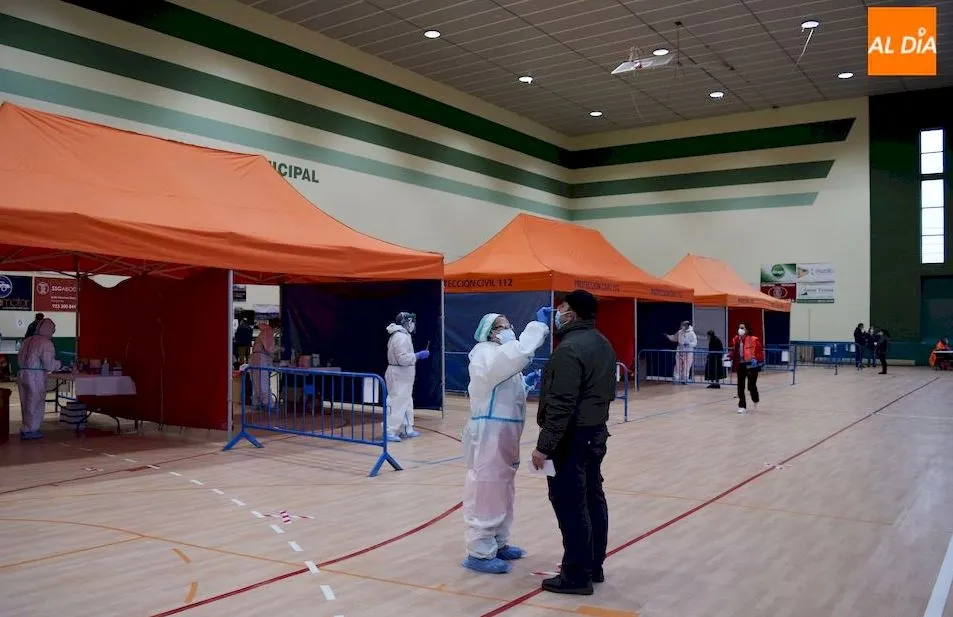 Foto de archivo del cribado masivo realizado en Alba de Tormes