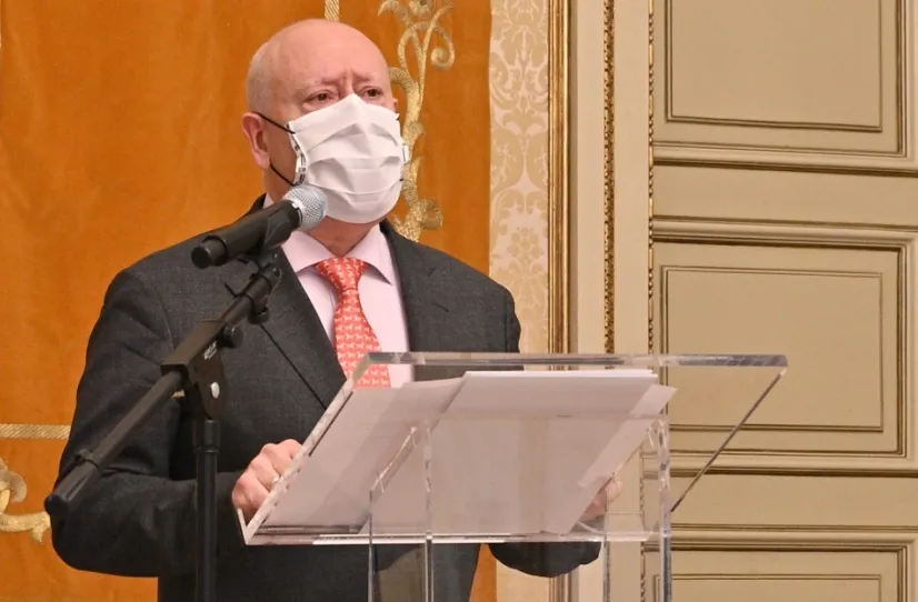 El concejal de Promoción Económica, Juan José Sánchez Alonso, en la presentación del balance de actuaciones de apoyo a autónomos, empresas y emprendedores durante 2020