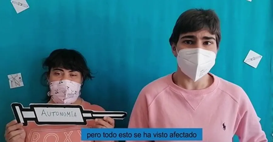 Una de las escenas del vídeo reivindicativo de Insolamis