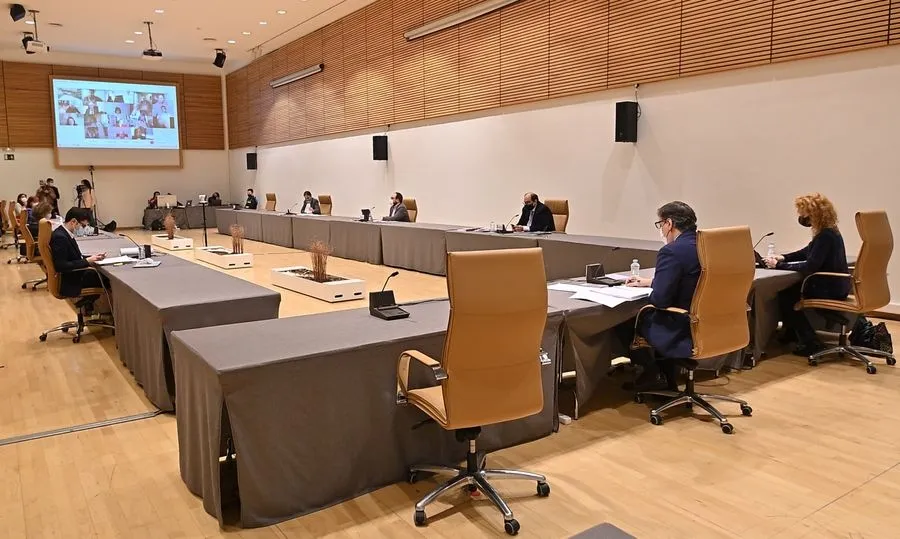 Pleno del Ayuntamiento de Salamanca, de este viernes, en el Palacio de Congresos