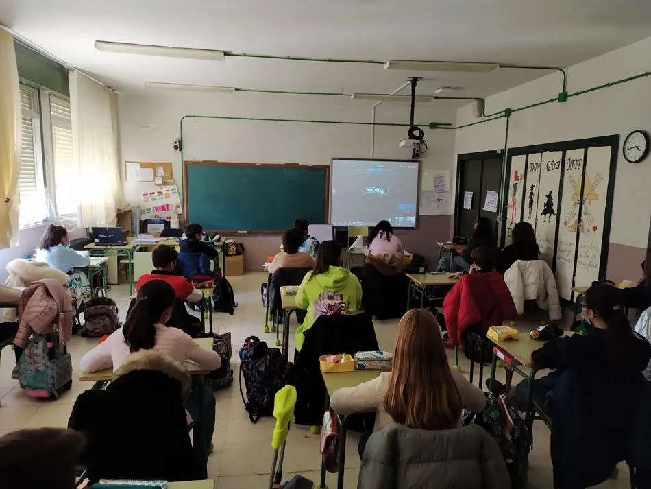 El programa ha llegado a los alumnos del CEIP Filiberto Villalobos de Guijuelo - Aljomar