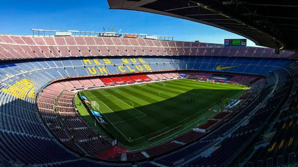 El Camp Nou, vacío
