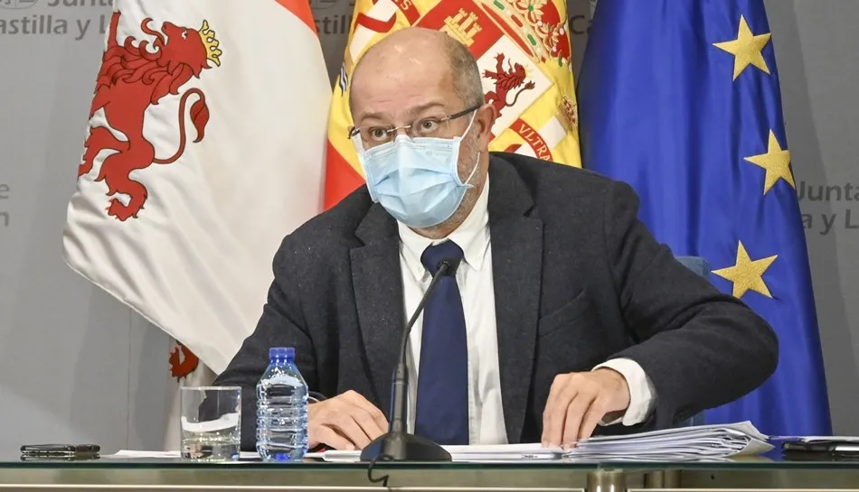 Rueda de prensa de Francisco Igea, portavoz de la Junta de Castilla y León. Foto JCYL