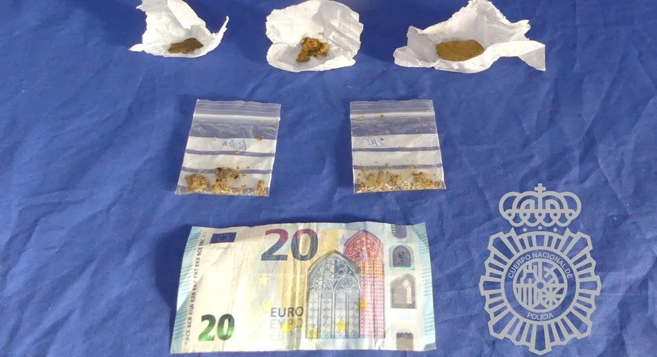 Material intervenido en esta operación