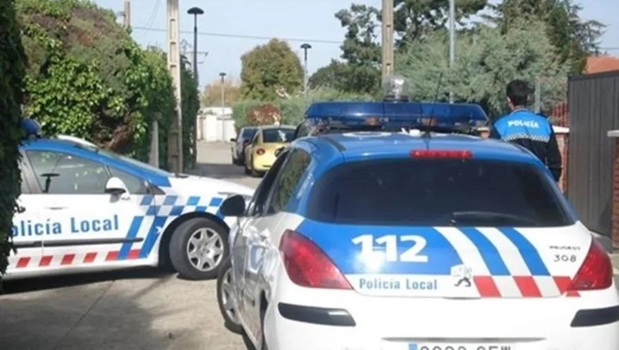 Foto de archivo de una actuación anterior de la Policía Local de Santa Marta de Tormes