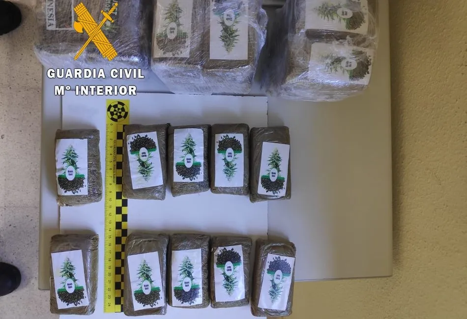 Parte del material intervenido en estas operaciones. Foto de la Guardia Civil