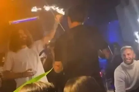 Asistentes a la fiesta ilegal en Madrid - EM