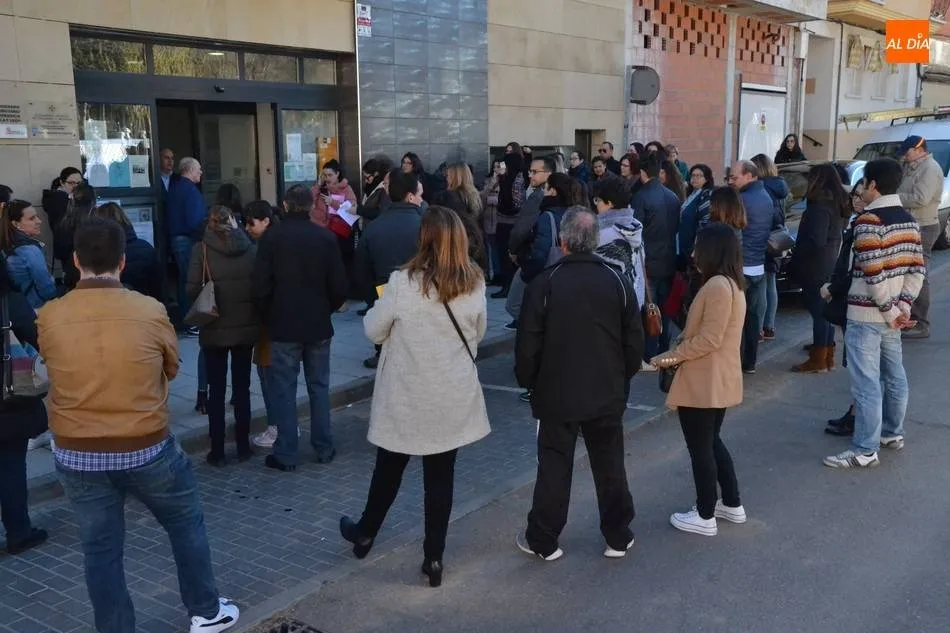 Opositores a una plaza ofertada por la Junta en una convocatoria anterior - Archivo