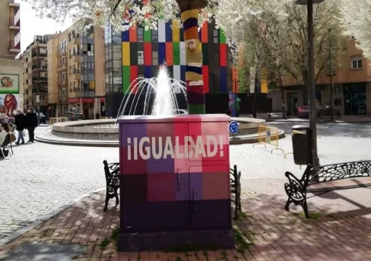 Vista de la plaza del Oeste esta tarde - Instagram ZOES