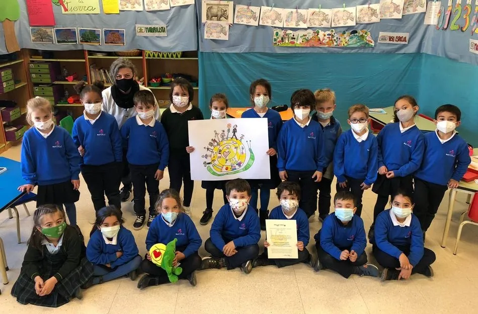 Alumnos de Tercero de Infantil de Maristas, premiados en el concurso de Pyfano