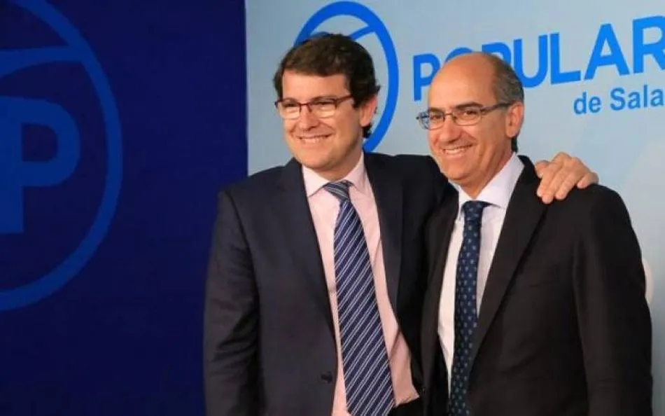 Iglesias junto a Mañueco, en una imagen de archivo