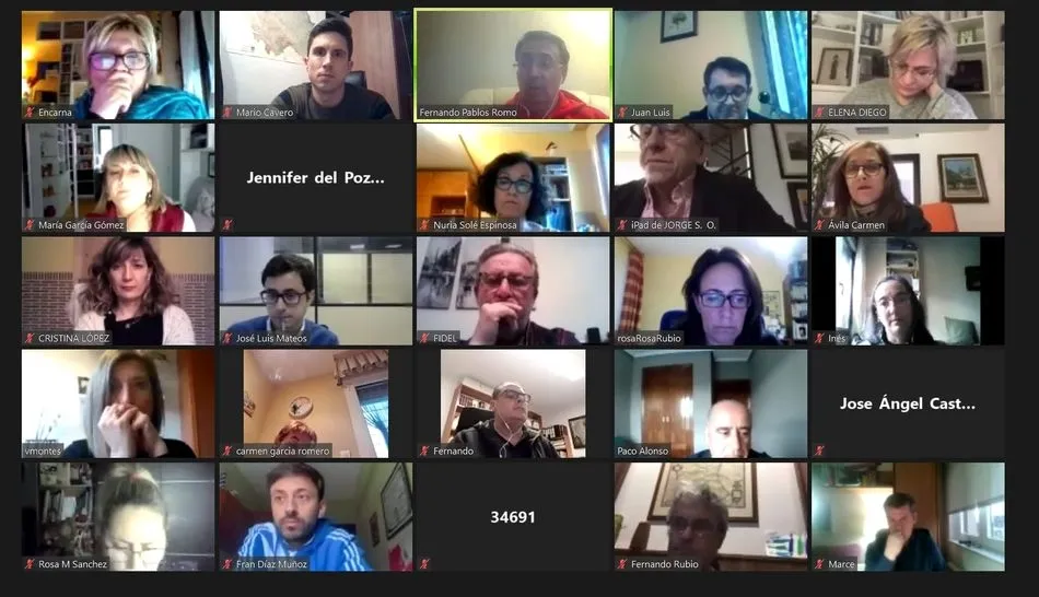 Reunión ordinaria y telemática de la ejecutiva provincial del PSOE de Salamanca