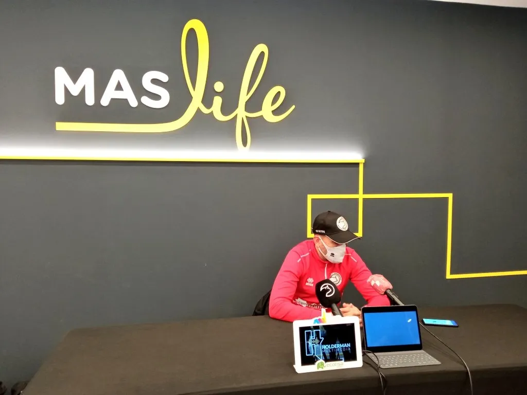 Hernán, en rueda de prensa / Unionistas CF