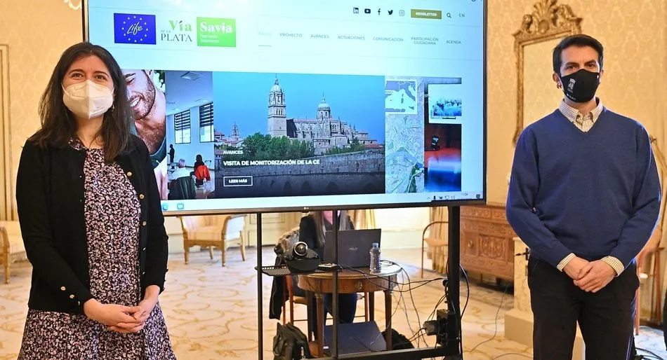 La concejala de Medio Ambiente, Miryam Rodríguez, en la presentación de las últimas novedades y la web del proyecto LIFE Vía de la Plata