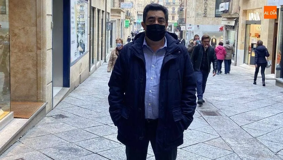 El presidente de CES, José Vicente Martín Galeano, en la calle Toro. Foto de archivo