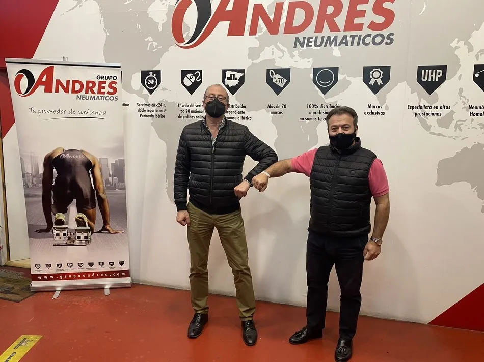 Michel Criado, presidente de Pyfano, y Eduardo Salazar, director general Grupo Andrés