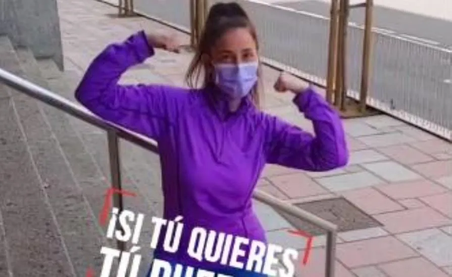 Una de las escenas del vídeo ganador de Tránsito García