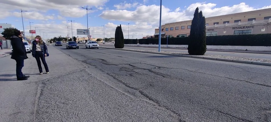 Zona en la que se acometerán los trabajos de pavimentación