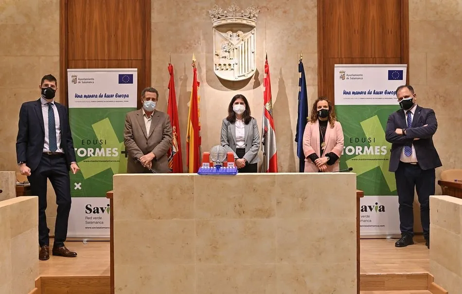 Sorteo de los huertos urbanos de ocio celebrado este viernes. Foto: @Aytosalamanca