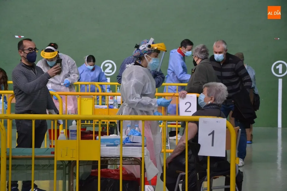 Una de las jornadas de vacunación en Ciudad Rodrigo. Foto de archivo