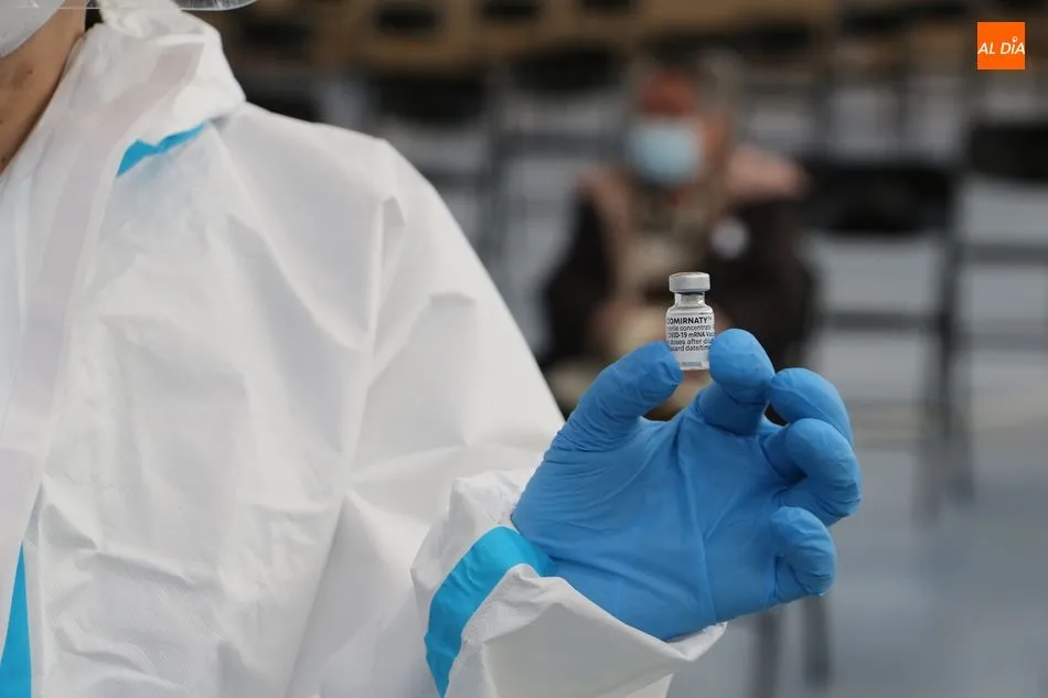 Foto de archivo de una dosis de la vacuna frente al covid que ha llegado a Salamanca