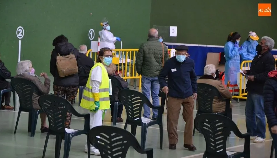 Vacunación de mayores de 90 años en Ciudad Rodrigo