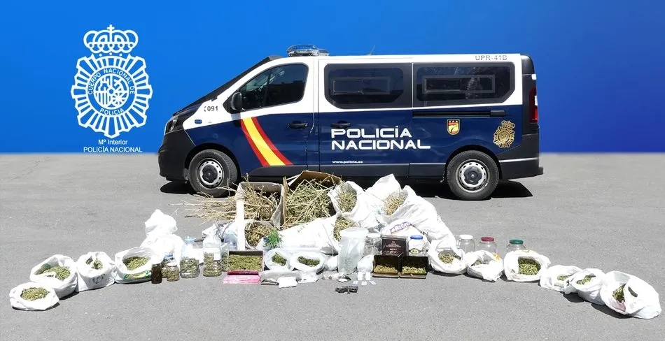 Material intervenido en esta operación