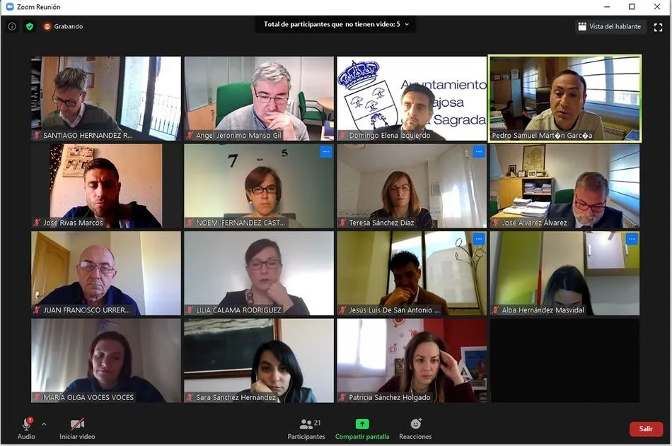 Pleno telemático en Carbajosa de la Sagrada