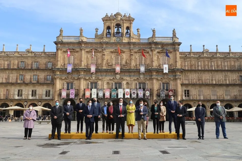 Los participantes en la Asamblea de Ciudades Patrimonio - Lydia González