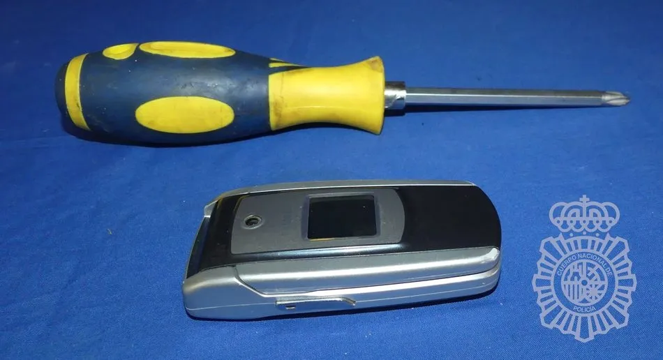 Material intervenido en esta detención