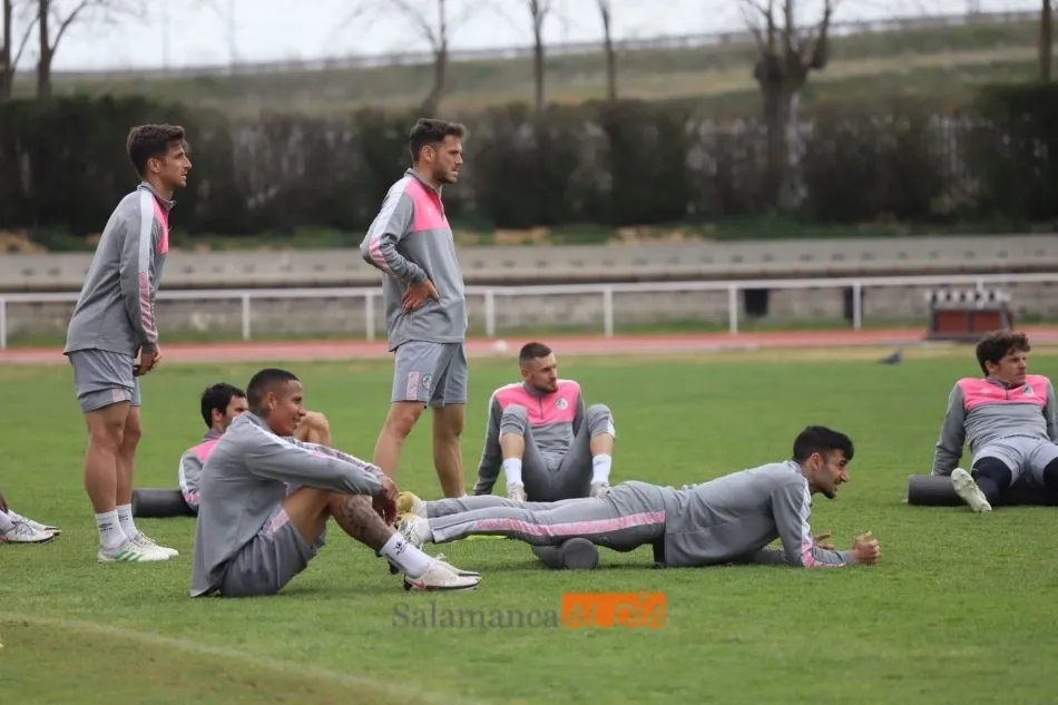 El Salamanca UDS, al término de una sesión