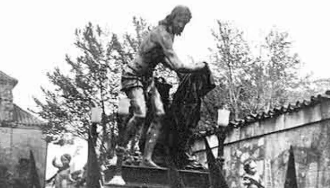 Jesús Flagelado y los comerciantes salmantinos