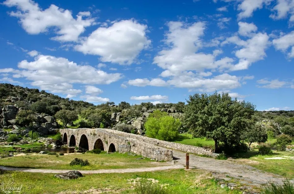 Espectacular entorno en el que se ubica el Puente Mocho de Ledesma. Foto: Manuel Lamas