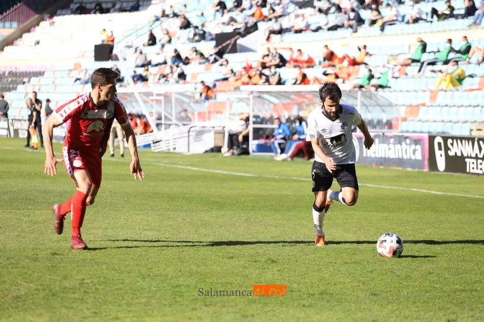 Candelas, uno de los apercibidos, en el derbi
