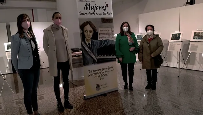 El CDS acoge la exposición ‘Mujeres, ilustraciones de Isabel Ruiz’