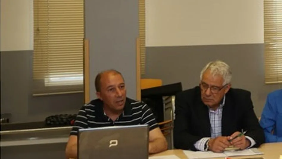 Fernando Barbero (izq.), nuevo presidente en sustitución de José Luis Martín Aguado (dcha.)