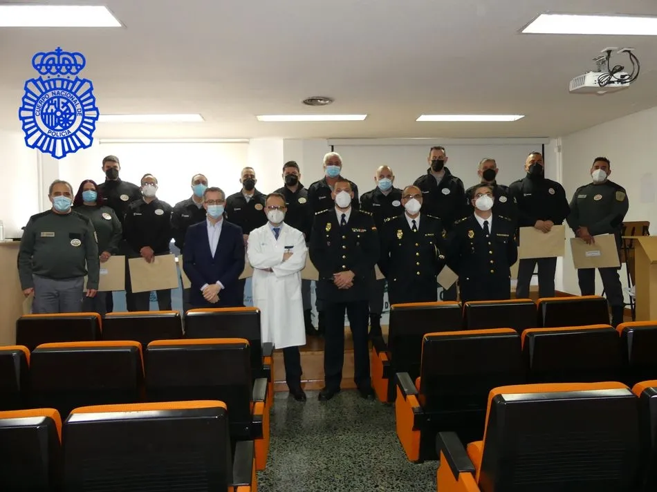 Acto de entrega de diplomas en el Hospital de Salamanca